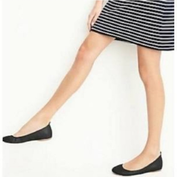 J. Crew Factory Anya Suede Leather Ballet Flats Sz 9 - Picture 2 of 2